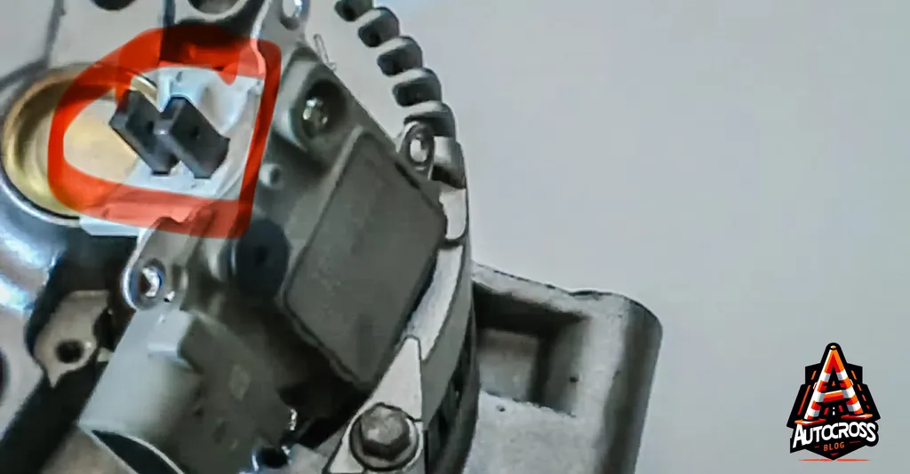 Picture of voltage regulator brushes, not from a Triumph alternator, just a screengrab from a YouTube video Picture of voltage regulator brushes, not from a Triumph alternator, just a screengrab from a YouTube video