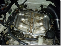 Lower intake manifold after cleaning